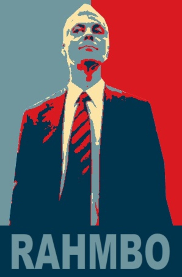 Lending Rahmbo A Hand With Campaign Posters - The Chicagoist