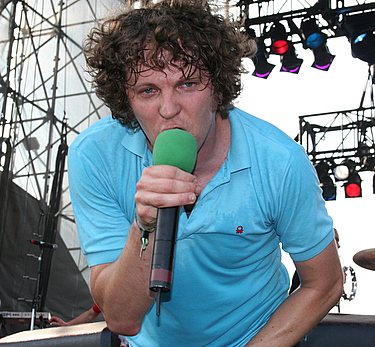 Nic Offer of !!! at Lollapalooza